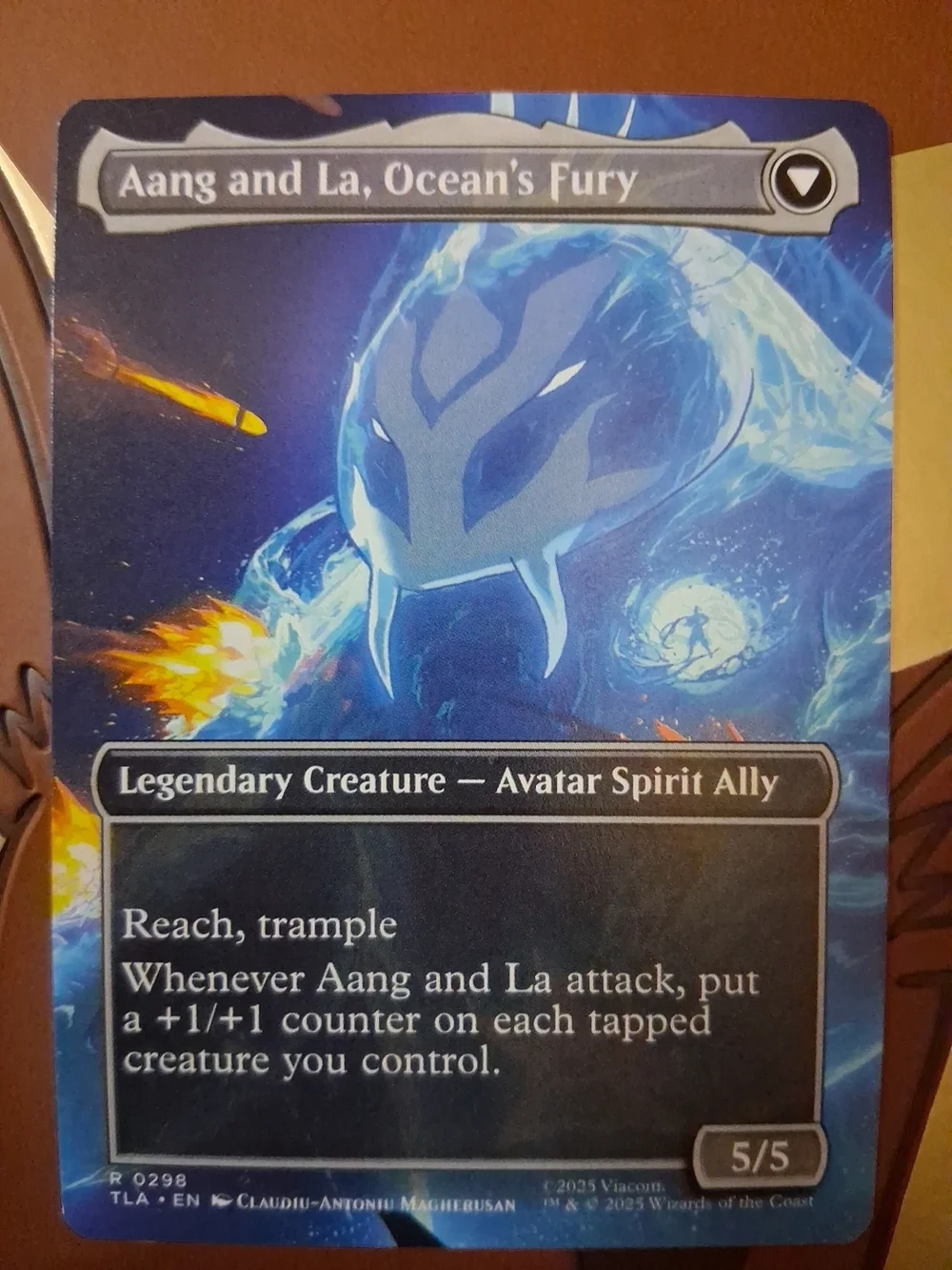 6 Avatar TLA Main Character Borderless & Showcase NM MTG Cards~Aang~Katara~Iroh